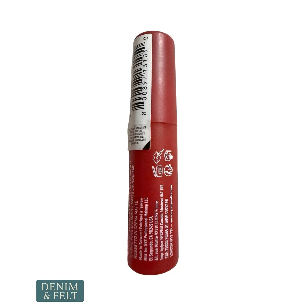 NEW NYX Smooth Whip Matte Lip Cream Kitty Belly Nude Apricot Vegan 0.13oz 4ml